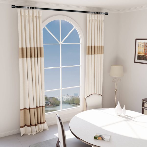 Curtain Rod 28 - 48 Inch Adjustable Curtain Rods Accessories Windows Rod Curtain - Image 4