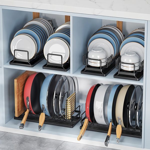 Pots Pans Dish Rack Kitchen Storage Tool - Image 4